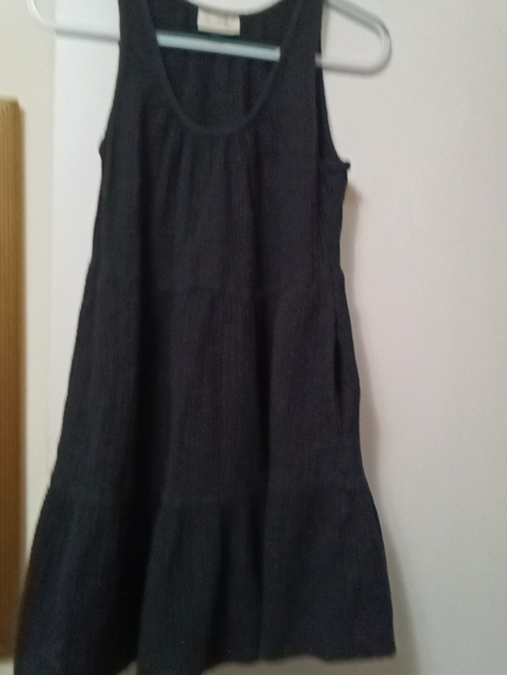 Women's UNIVERSAL THREAD Black Sleeveless Scoop-Neck A-Line Dress
